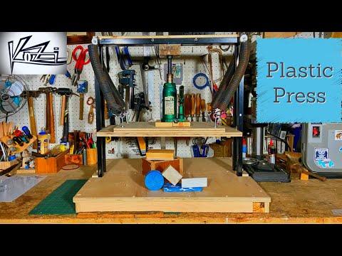 DIY Plastic Press // HDPE Press from Scrap