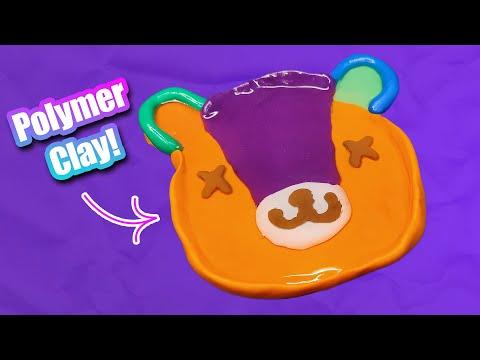 DIY Polymer Clay Coaster - Stiches from Animal Crossing