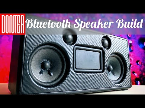 DIY Portable Bluetooth Speaker Build | Carbon and Vinyl