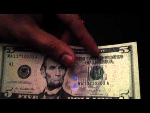 DIY Portable Counterfeit Money detector and Torch