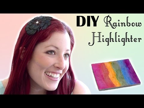 DIY Rainbow Highlighter Inspired by Bitter Lace Beauty's Prism Highlighter Palette