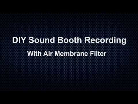 DIY Recording Booth - Audio Test