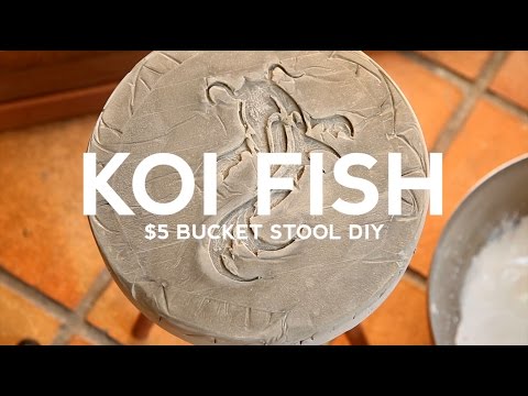 DIY Remix: Koi Fish $5 Bucket Stool