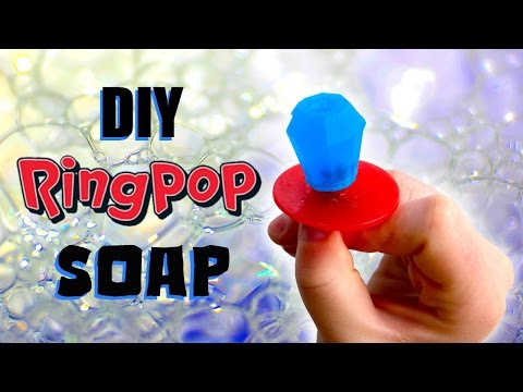 DIY Ring Pop Soap // How to make a melt and pour soap Ring Pop // DIY Handmade Soap Making