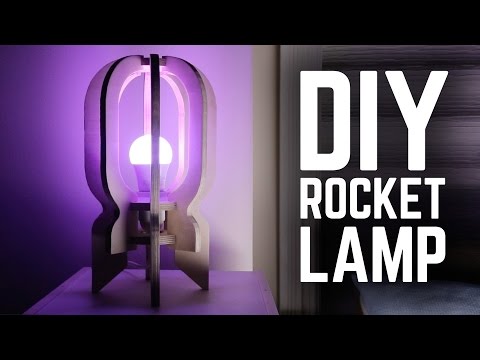 DIY Rocket Lamp
