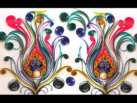 DIY Room Decor with Quilling Art : Amazing Home Decor with Feather Quilling DIY Crafts