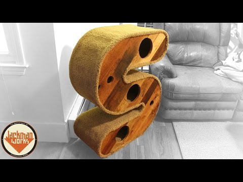 DIY Rustic &amp;quot;S&amp;quot; Cat House