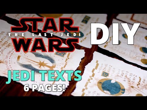 DIY Sacred Jedi Texts - Star Wars: The Last Jedi