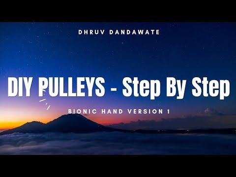 DIY Servo Pulley &ndash; Step By Step Guide | Bionic Hand Version 1 | Dhruv Dandawate