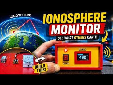 DIY Shortwave Propagation Monitor Measure Ionosphere Conditions