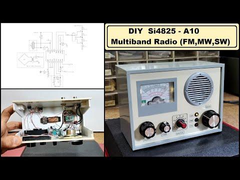 DIY Si4825 A10 multiband Radio MW,SW,FM