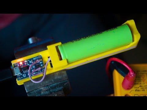 DIY Single 18560 Battery Charger With TP4056 - Charge 18650 cells safely and quickly