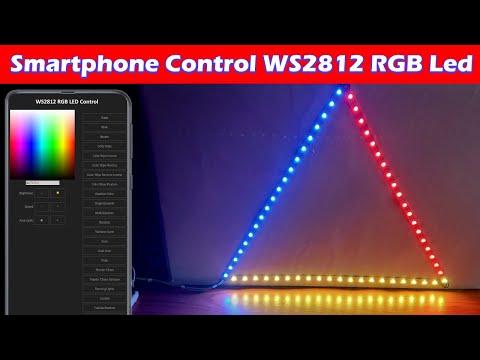 DIY SmartPhone Controlled RGB Led WS2812 | Wifi RGB Led Light