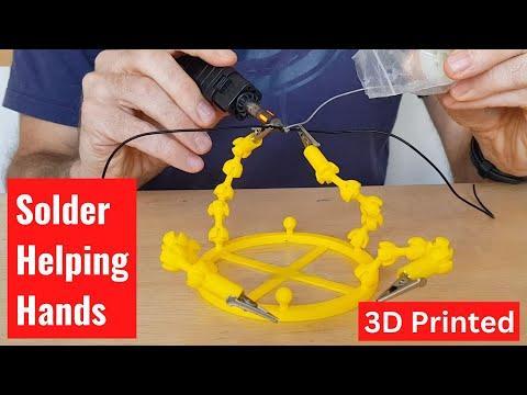 DIY Solder Helping Hands - 3D Printed