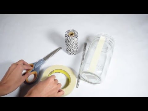 DIY Superbowl Mason Jar