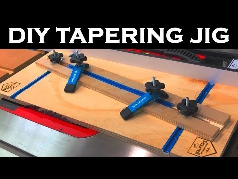 DIY Tapering Jig with Rockler T-Track / How to make