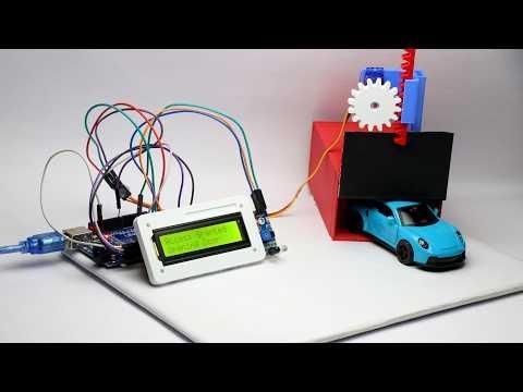 DIY Touchless Smart Garage Door with Auto-Close Using Arduino