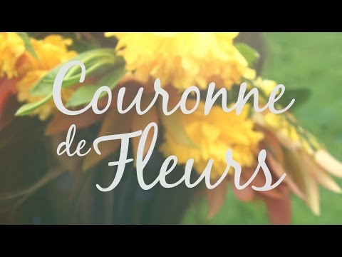 DIY Tutorial - Couronne de Fleurs Fraiches