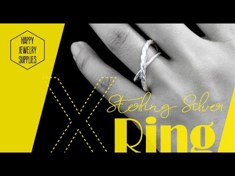 DIY Tutorial-How to Make a Sterling Silver Cross Rings