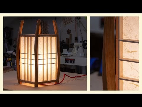 DIY Twisted Bent Lamination Lamp | Woodworking How-To #rocklerbentwoodchallenge