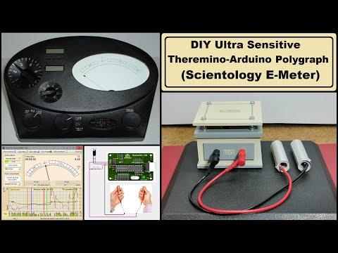 DIY Ultra Sensitive Theremino-Arduino Polygraph, Scientology E-Meter