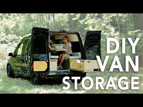 DIY Van Slide Out Storage #VANLIFE