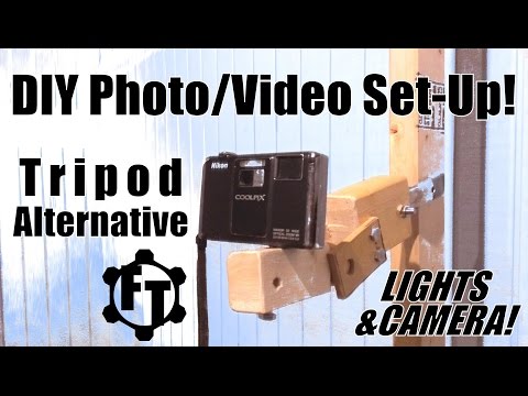 DIY Video/Photo Equipment! Tripod Alternative and Lighting Mounts! | FozzTech