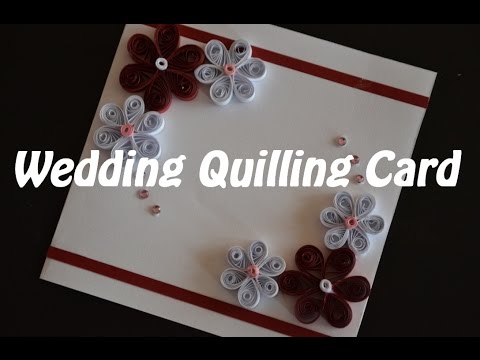 DIY Wedding quilling card - Tutorial - Quiling for beginners