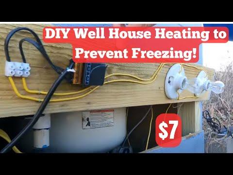 DIY Well House Heating with $7 Light Bulbs!