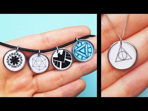 DIY Wire and Tape Pendants