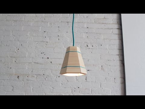 DIY Wood Pendant Lamp