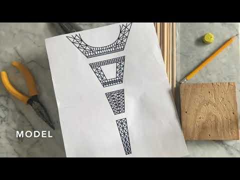 DIY Wooden Eiffel Tower- Quick and Easy Room Decor!