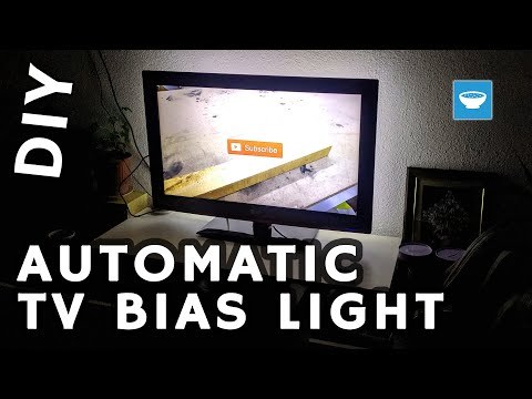 DIY automatic TV bias light with a photoresistor - Beginner project