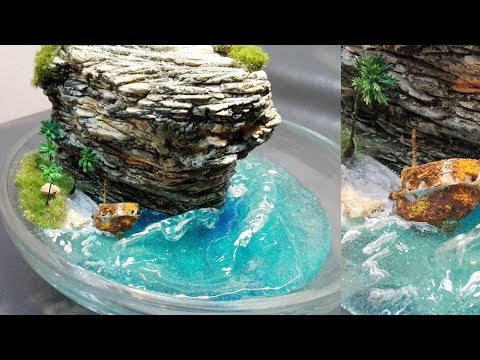 DIY beach terrarium | aquascaping | diorama