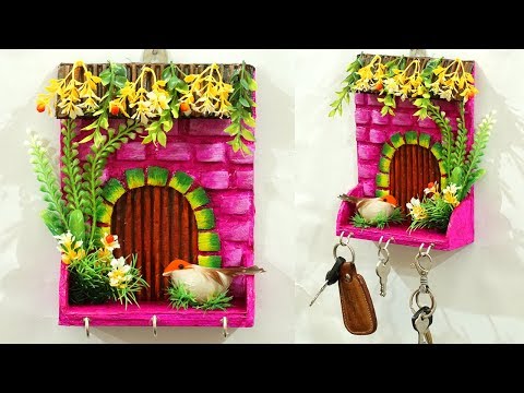 DIY for Home - Unique DIY Key Holder for Wall | Handmade Crafts | Easy Best out of Waste