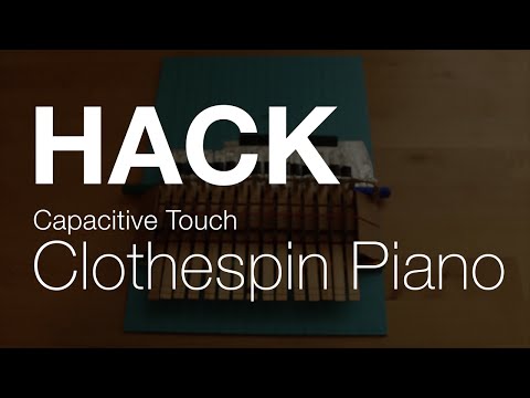 DIY iPad Clothespin Piano