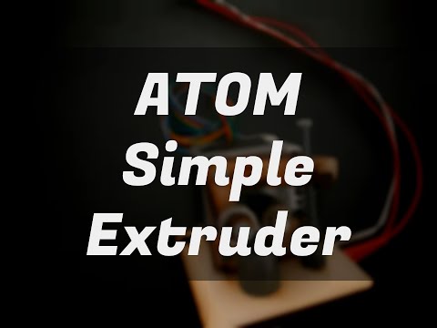 DIY low cost extruder |  Atom open source simple extruder