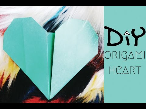 DIY origami heart