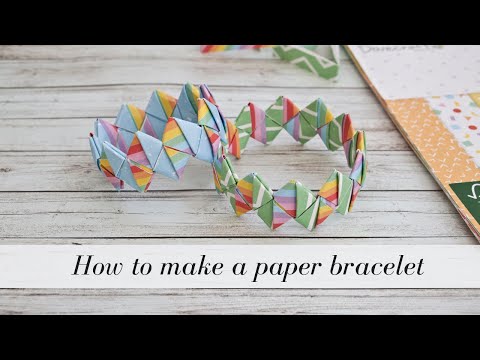 DIY paper bracelet