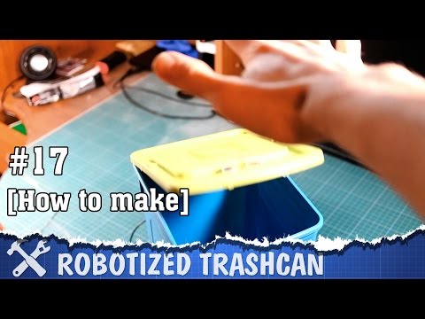 DIY robot trashcan