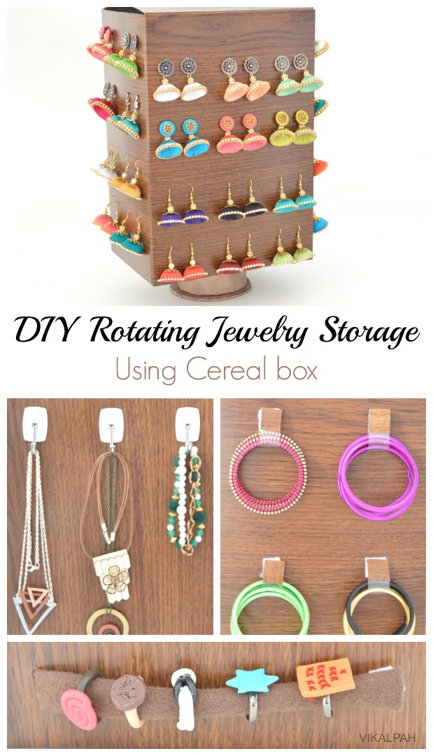 DIY rotating jewelry storage using cereal box.jpg