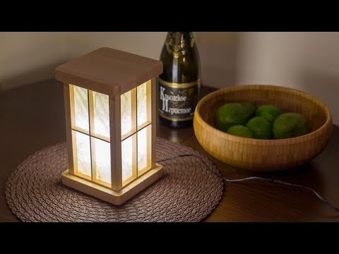 DIY touch-activated LED lantern