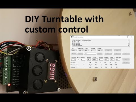 DIY turntable with custom control