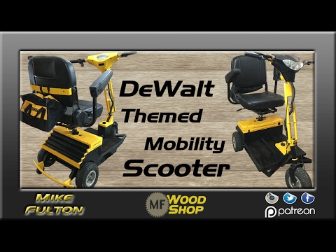 DeWalt Themed Mobility Scooter