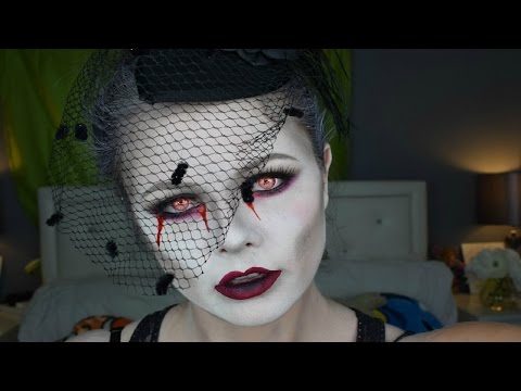 Dead Widow Halloween Makeup Tutorial | Danielle Scott