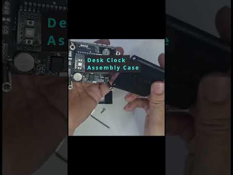 Desk Clock Assembly case #shorts#short#viral#status#subscribe#tiktok#DIY #shortvideo#trending