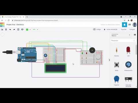 Detec&ccedil;&atilde;o de gases utilizando a plataforma do Tinkercad - Projeto Final
