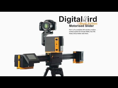 Digital Bird DIY Camera motion control Camera Slider, Pan Tilt Head, Turntable