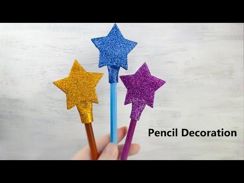 Diy Pencil Decoration, Diy Pen Decoration, Back To School Supplies