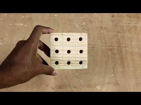 Diy Tic-Tac-Toe Game | Best Game Ever | DIY | GK's Wooden Workshop